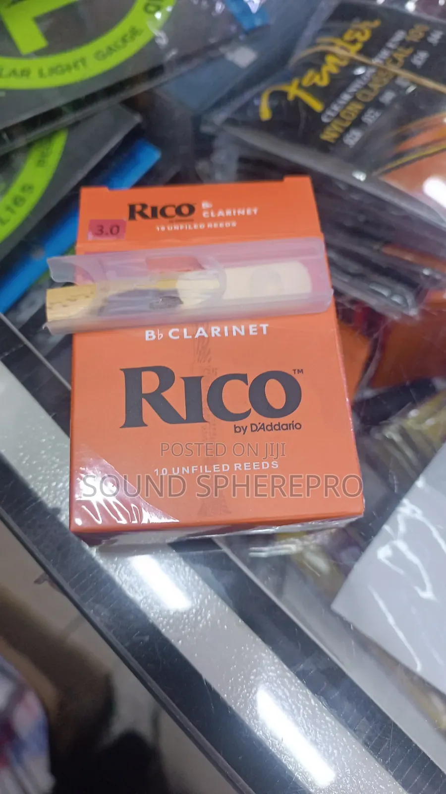 Rico by d'Addario Clarinet Reeds 3" Pack of 10pcs