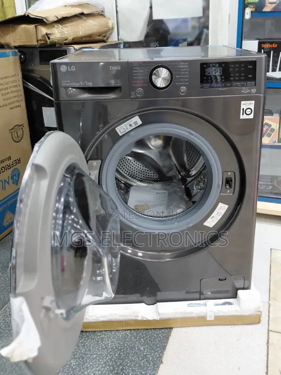 Lg F4r5vgg2e 9kg/5kg Front Load Washer/Dryer Washing Machine