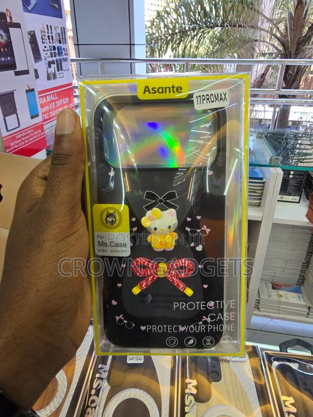 iPhone 17 Pro Max Hello Kitty Phone Case With Charm - thumbnail 2