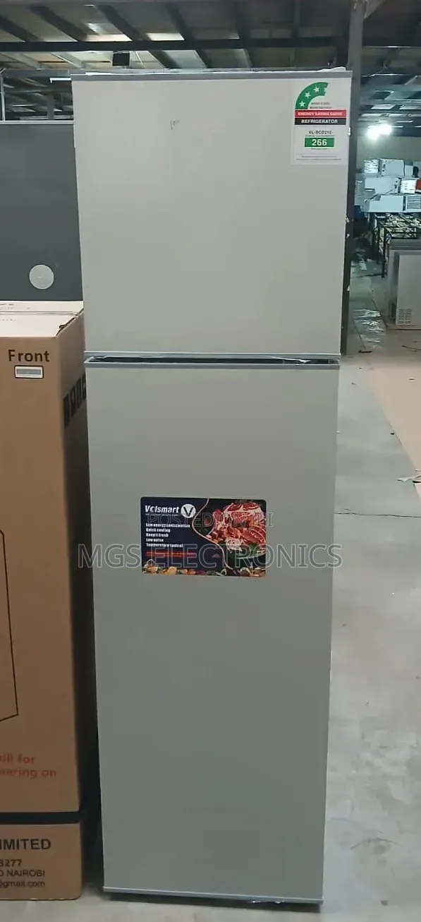 *Volsmart 172litres Double Door Refrigerator