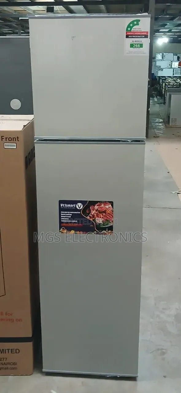*Volsmart 172litres Double Door Fridge
