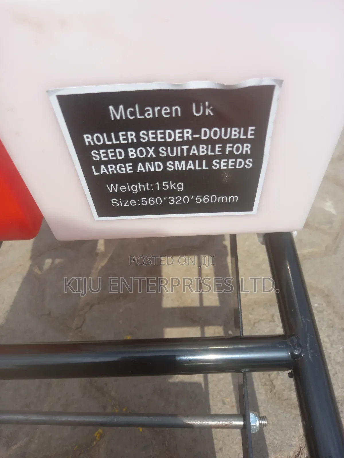 McLaren Uk Double Seed Box Roller Seeder/Seed Planter