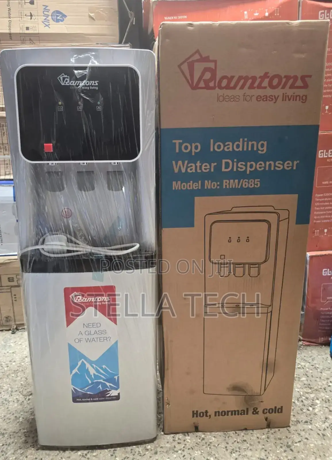 Ramtons Rm/685 3 Taps Dispenser With Compressor Cooling