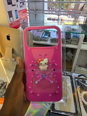 Cute Hello Kitty Cover for iPhone 17 Pro Max With Charm