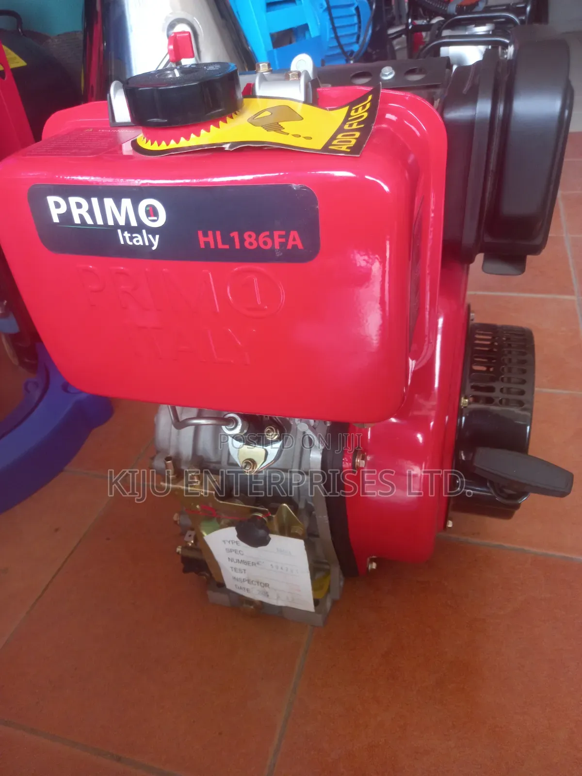 Primo Italy 10hp Diesel Engine Hl186fa
