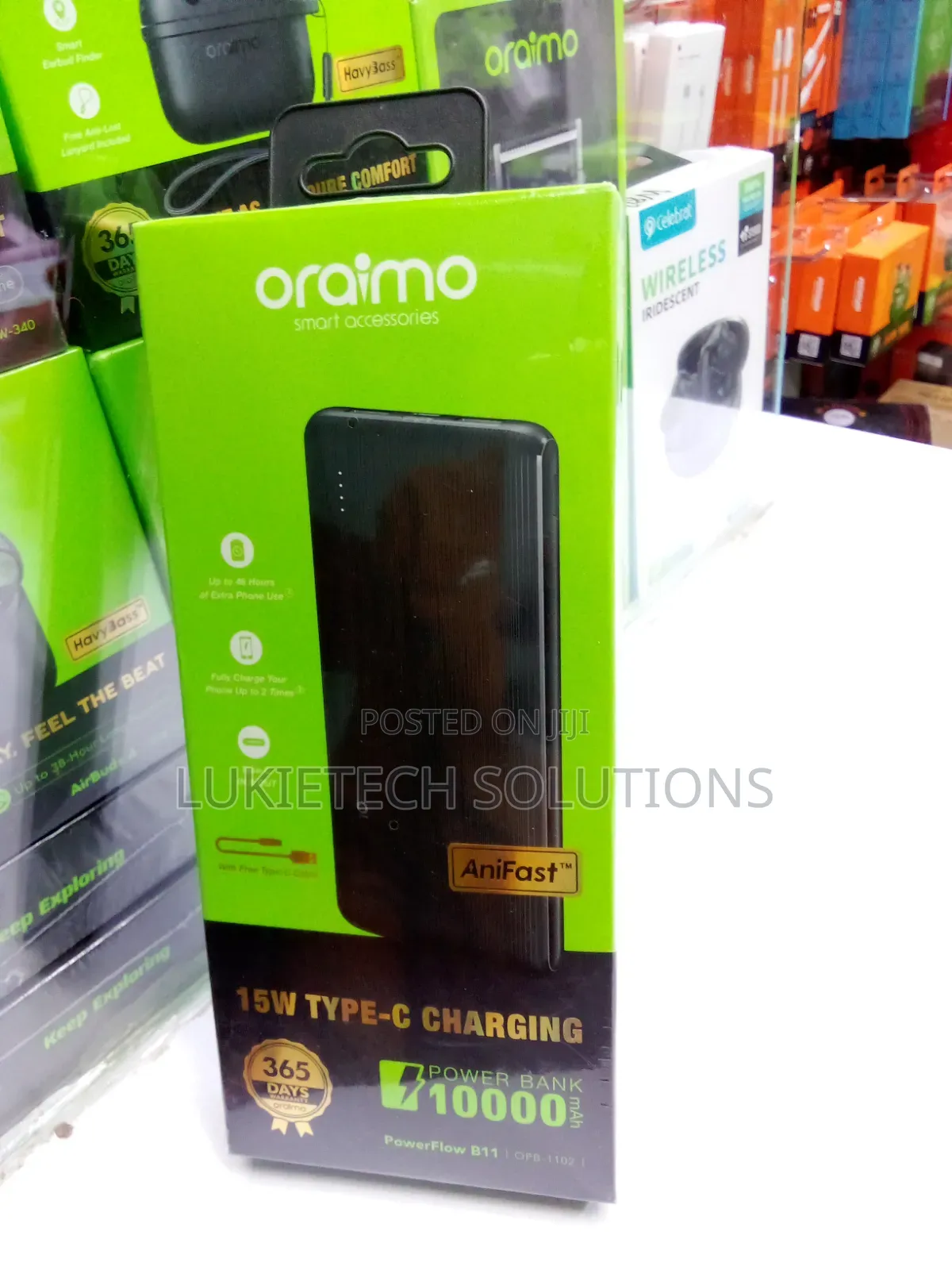 Slim 10000 Mah Oraimo Powerbank 15 Watts