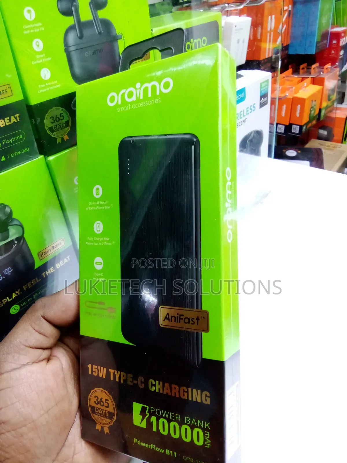 Slim 10000 Mah Oraimo Powerbank 15 Watts