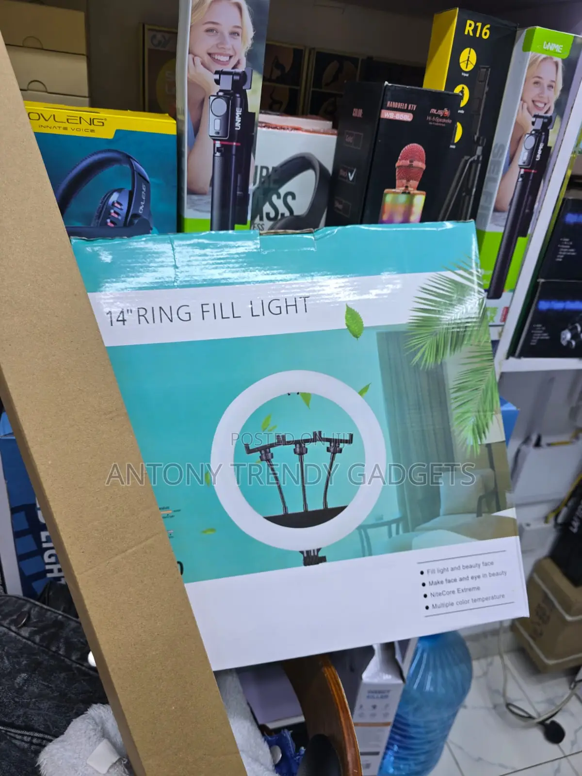 Qx360 Ring Light Kit for Tiktok Youtube and Live Streaming