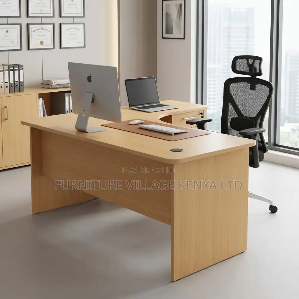 Curved Home Computer Desk.