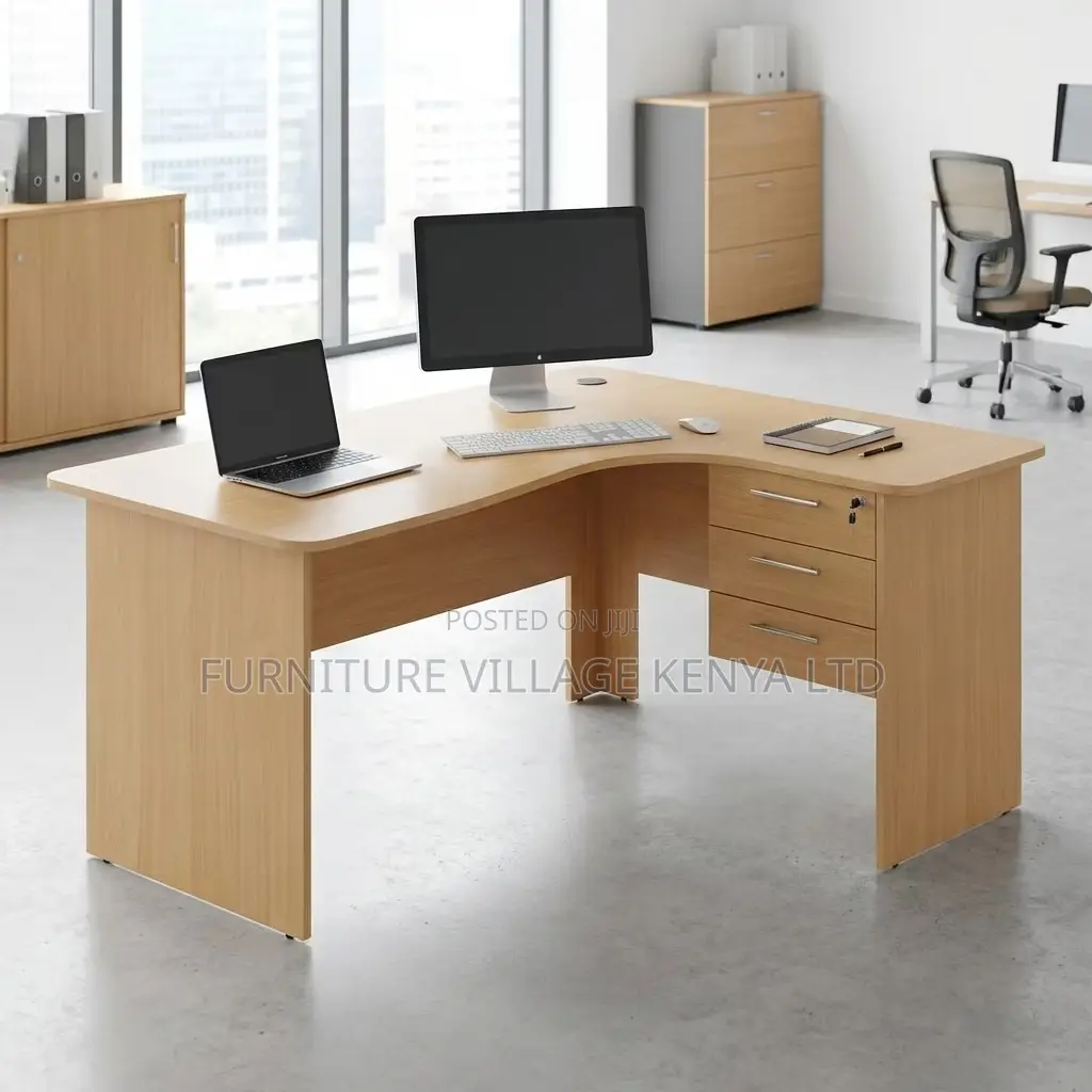 Curved Home Computer Desk.