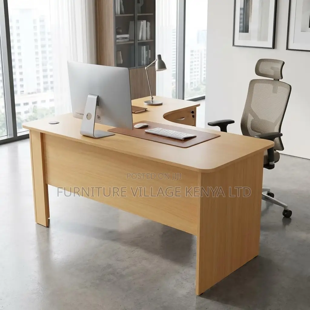 Curved Home Computer Desk.