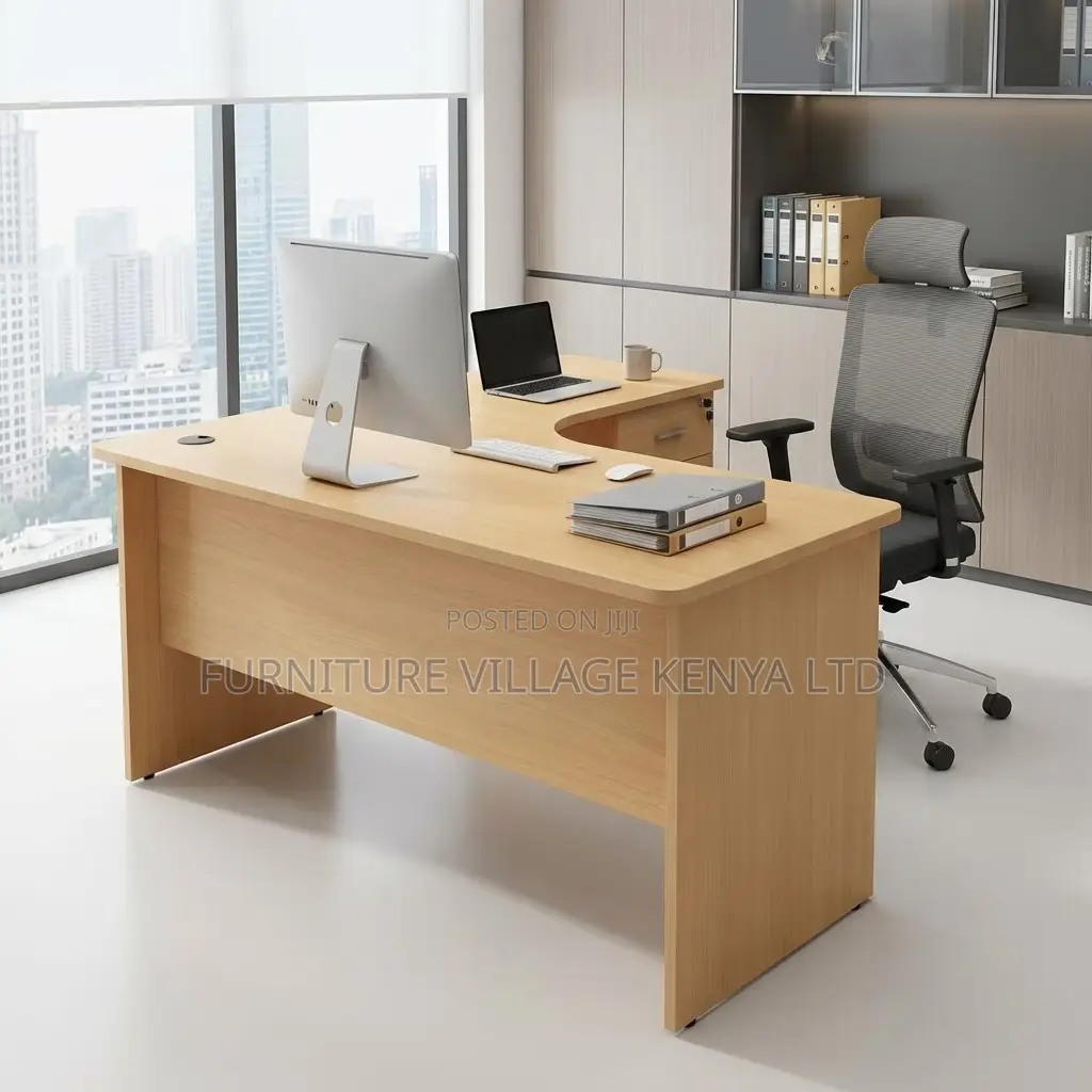 Curved Home Computer Desk.