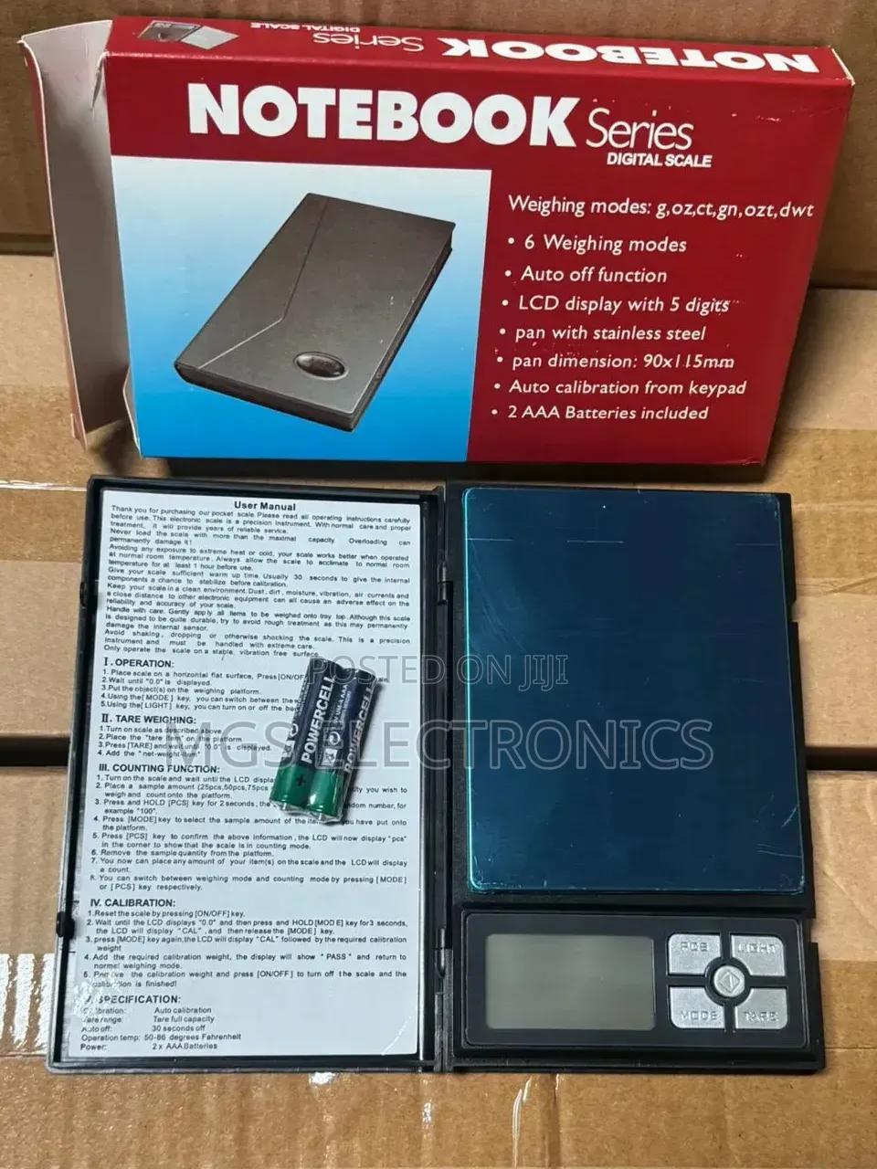 Notebook 500gram Digital Scale at ,