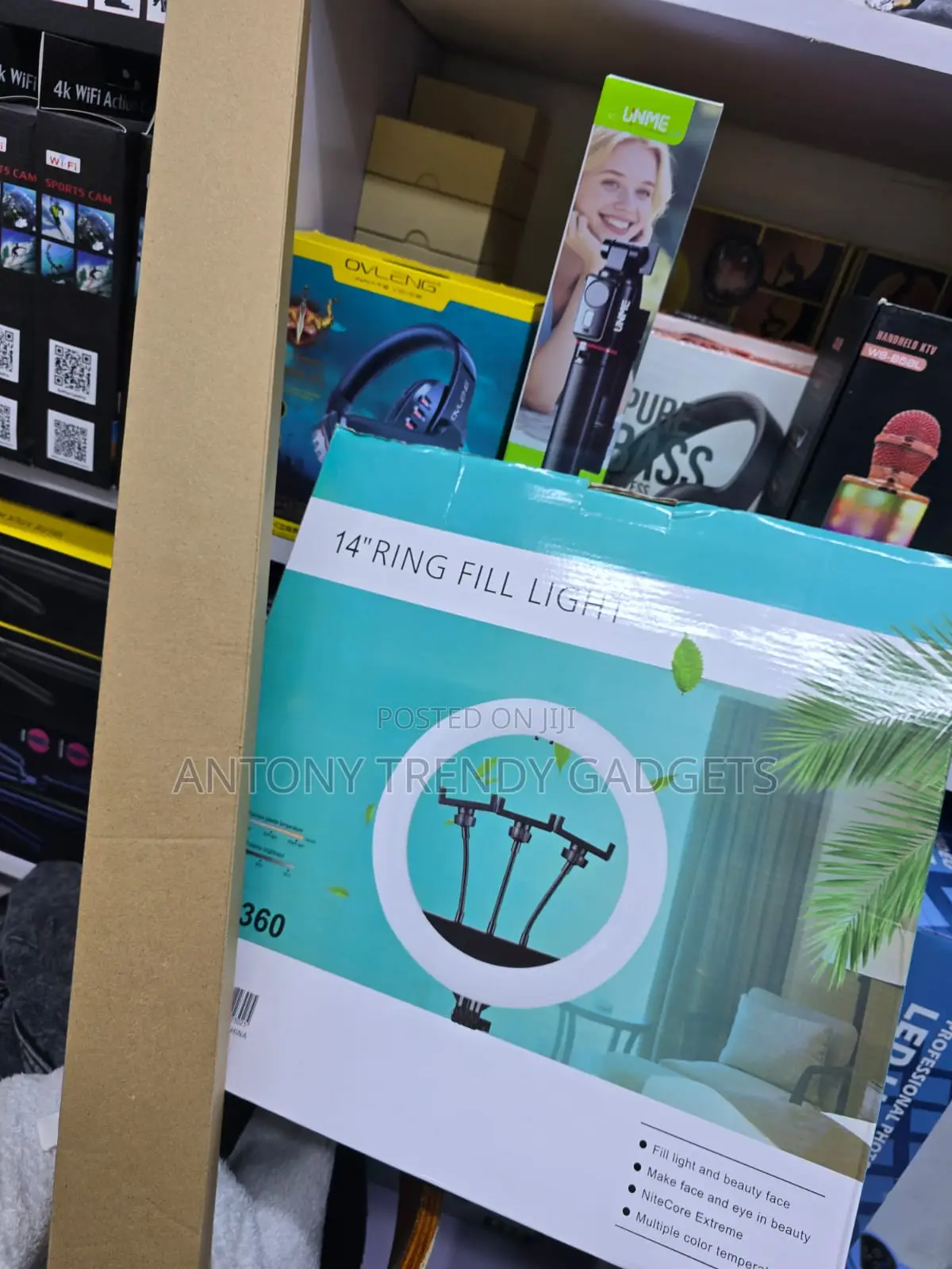 Qx360 Professional Ring Light Kit With Adjustable Lighting
