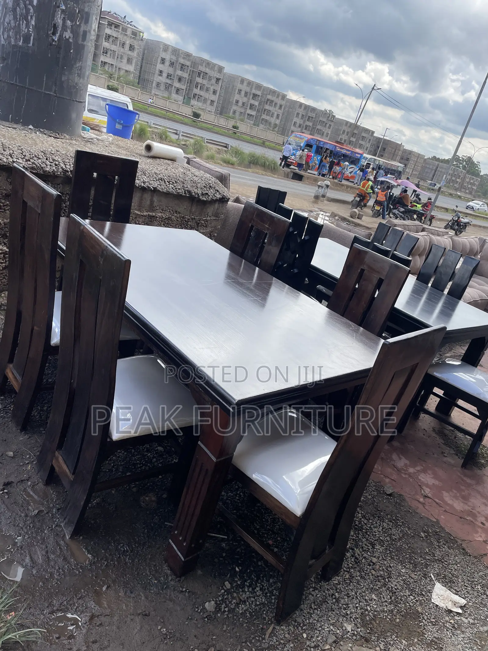Contemporary Dining Set 6 Seater