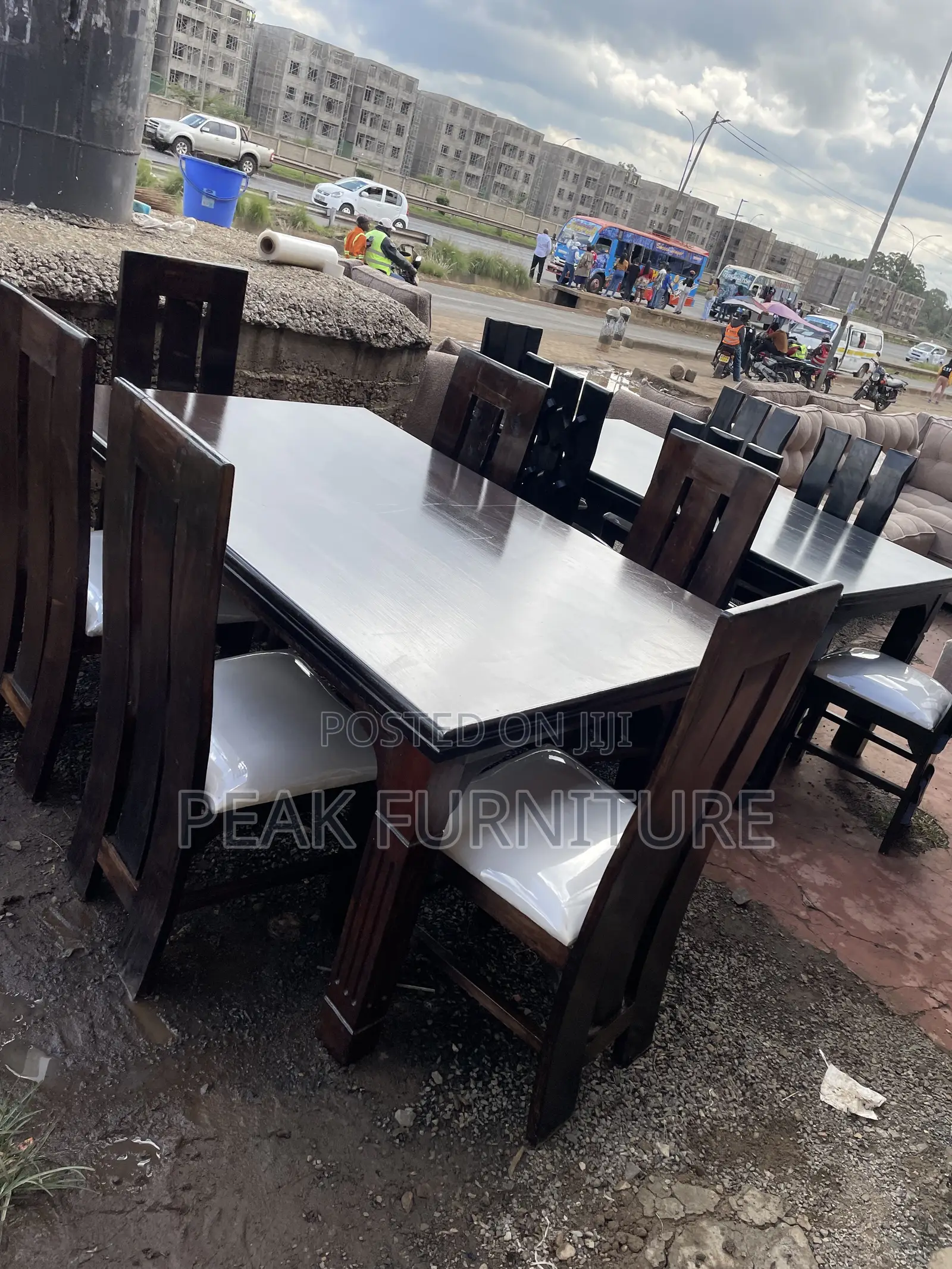 Contemporary Dining Set 6 Seater