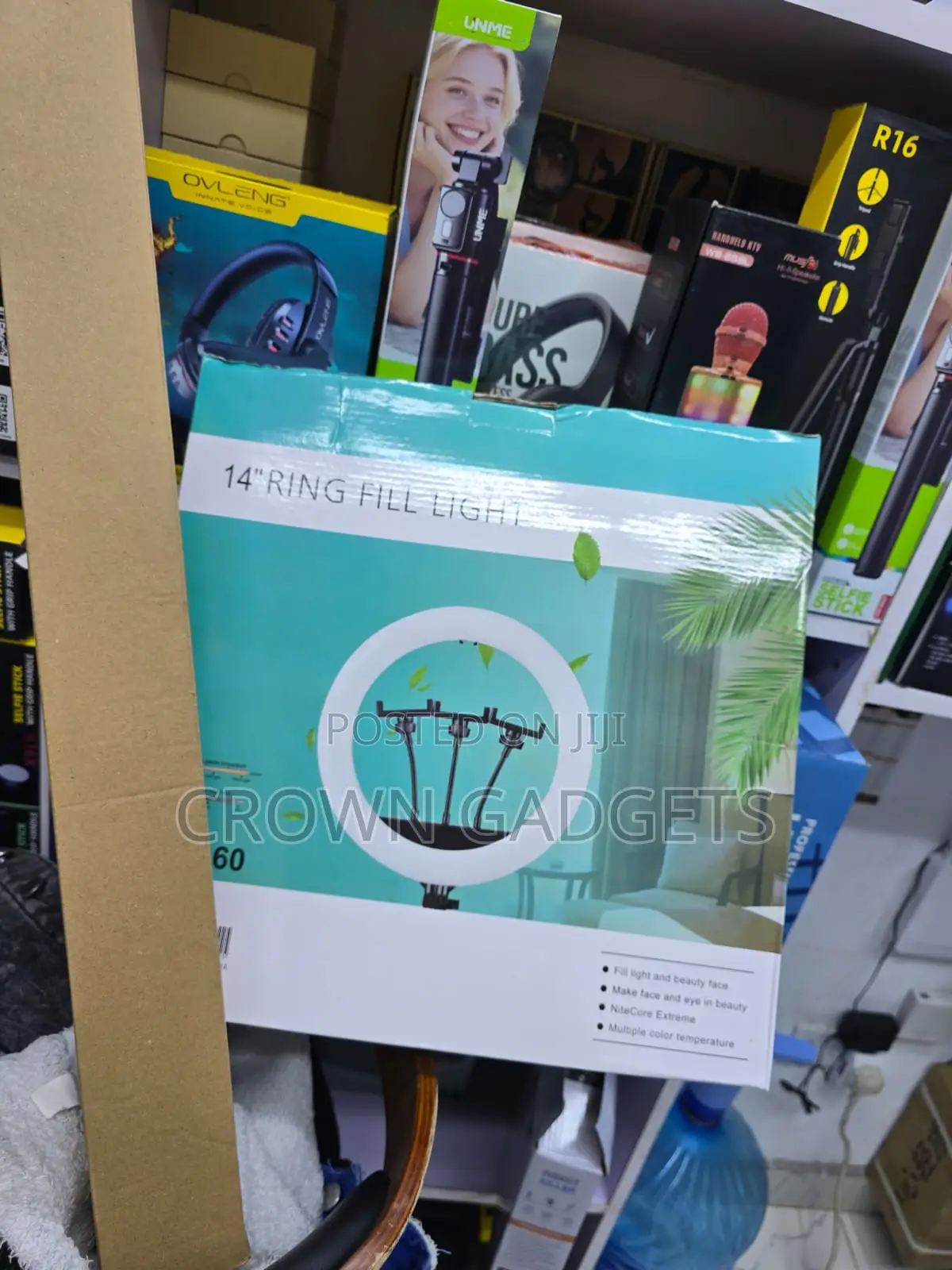 Qx360 Ring Light With Phone Holder for Content Creation