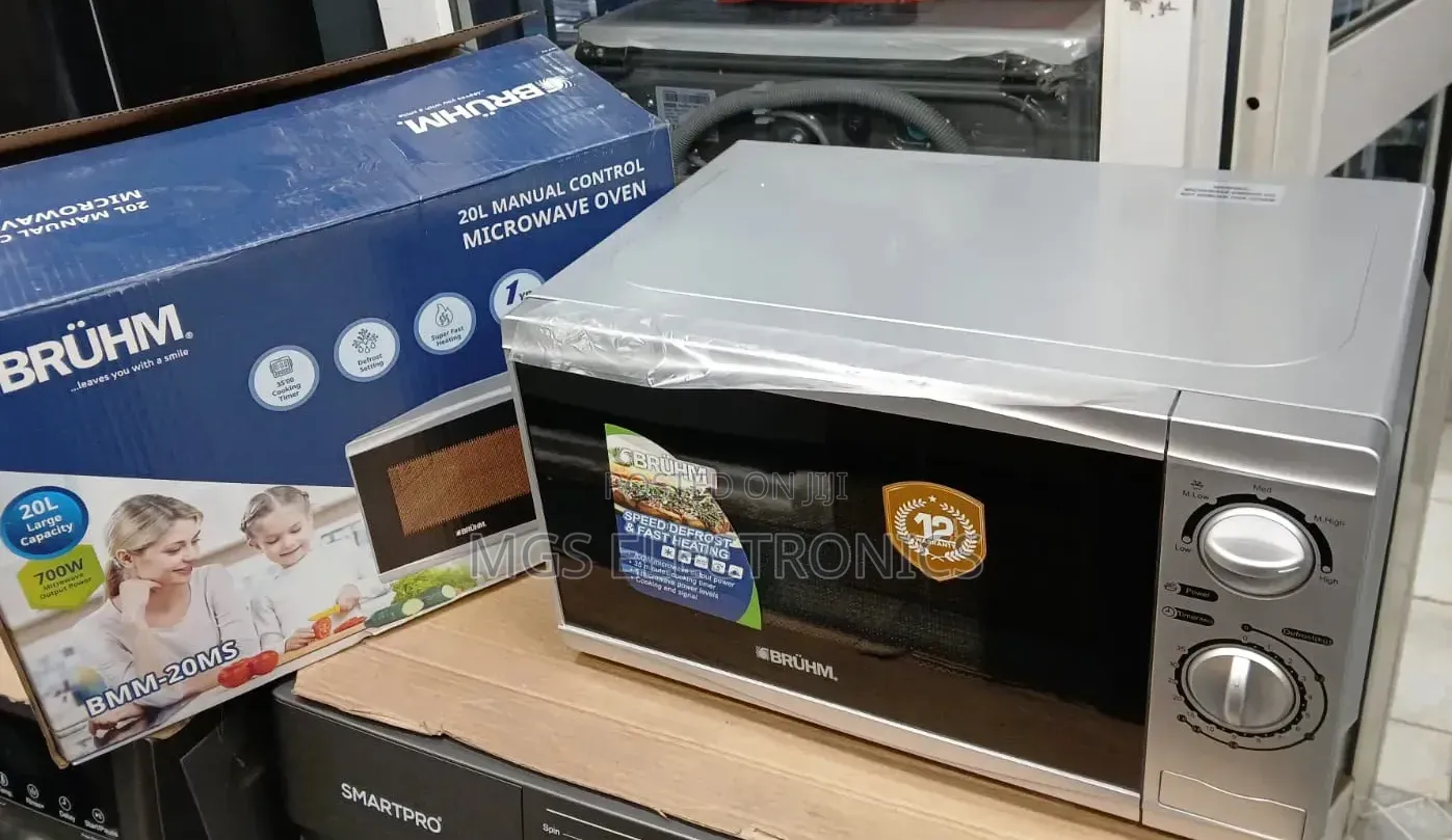 Bruhm 20l Silver Microwave