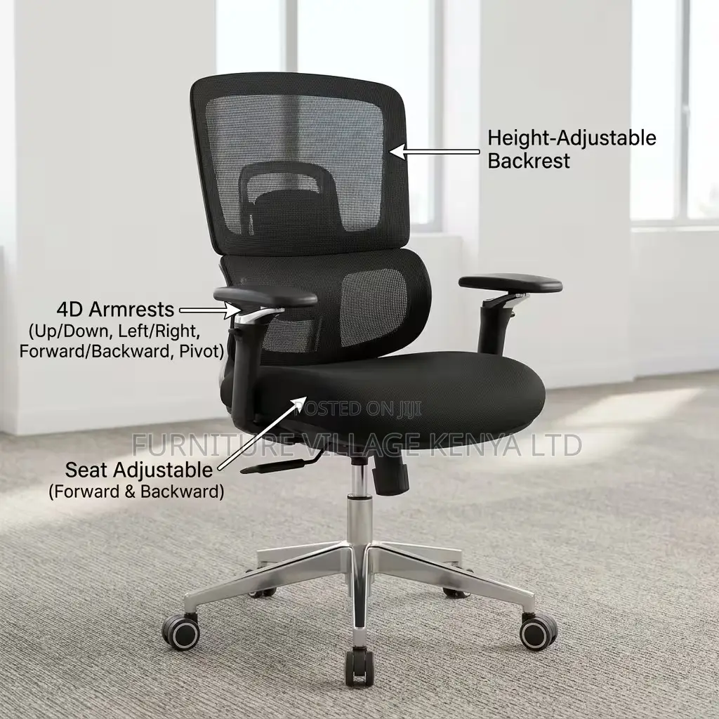 Modern Orthopedic Mesh Chair.