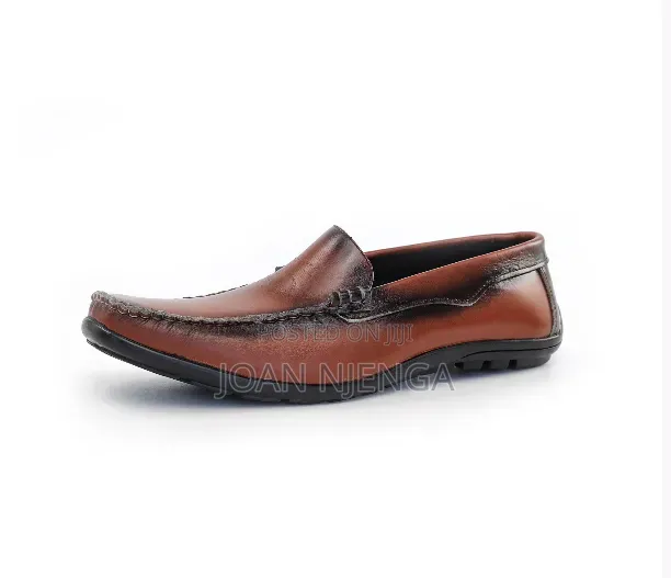 Brand New Men's Brown Leather Loafers
