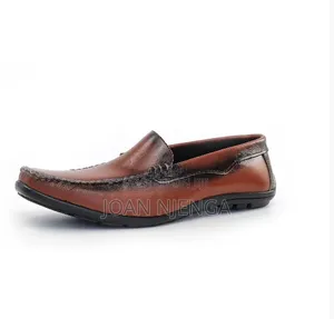 Brand New Men's Brown Leather Loafers