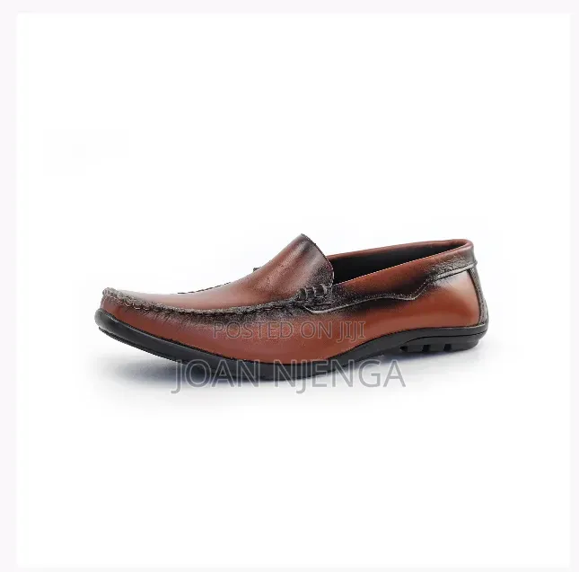 Brand New Men's Brown Leather Loafers