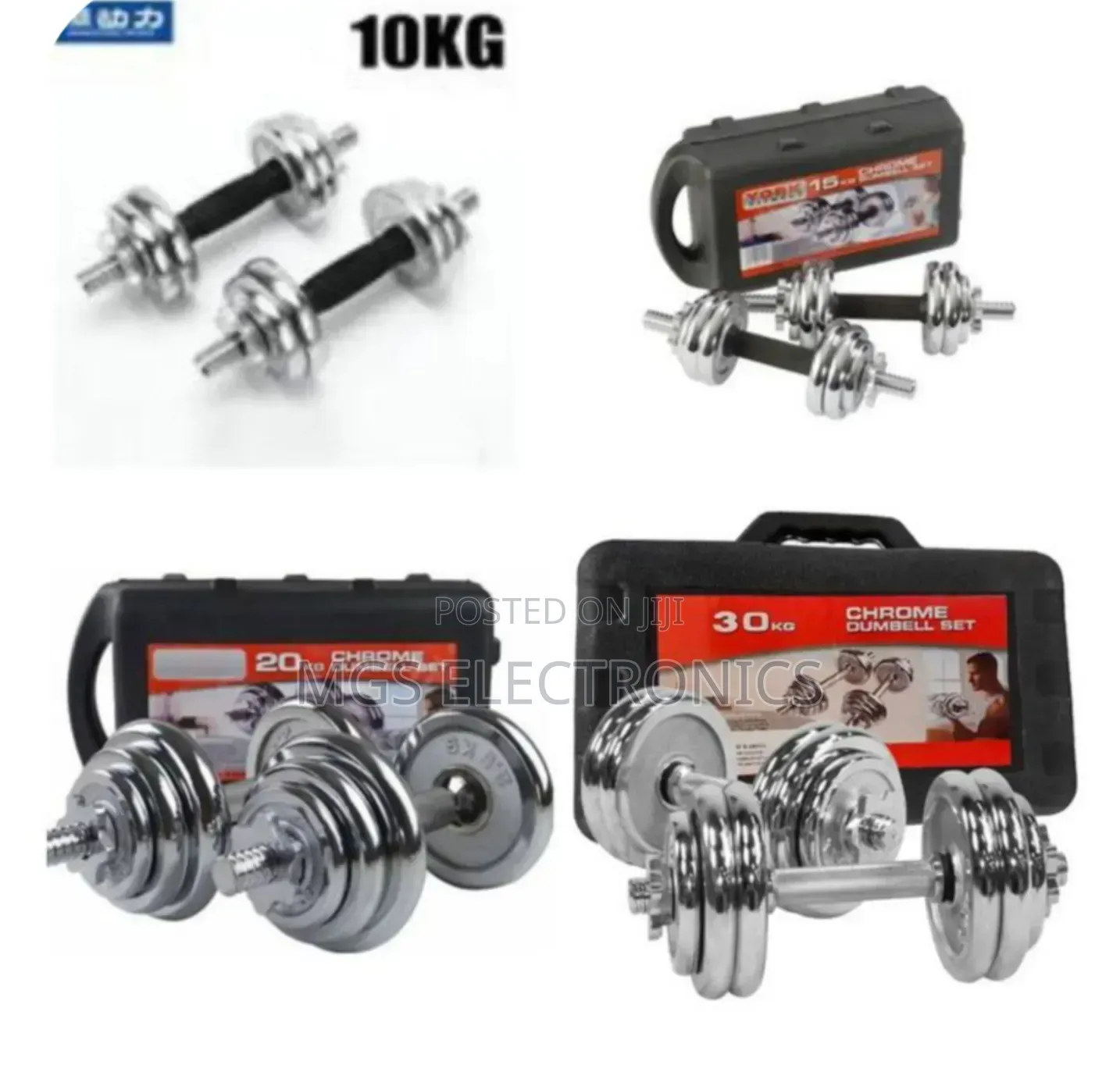 20kgs Chrome Dumbbell With Case
