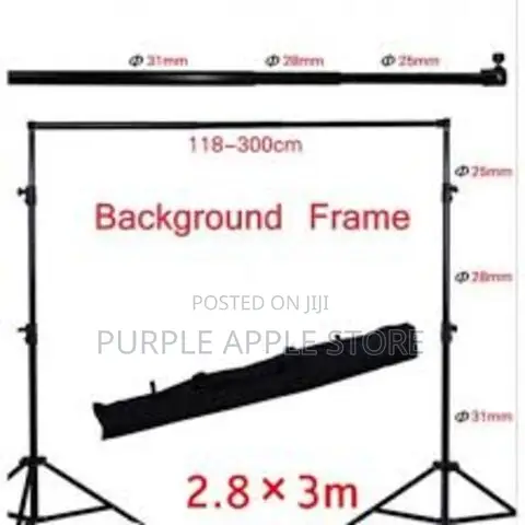 Background Stand 2.8×3 Meters Stand Support With 3 X 6 M