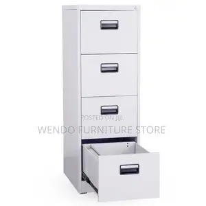 Office Cabinet; Steel Office Cabinet With Four Drawers