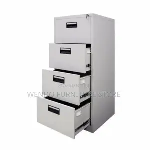Office Cabinet; Steel Office Cabinet With Four Drawers