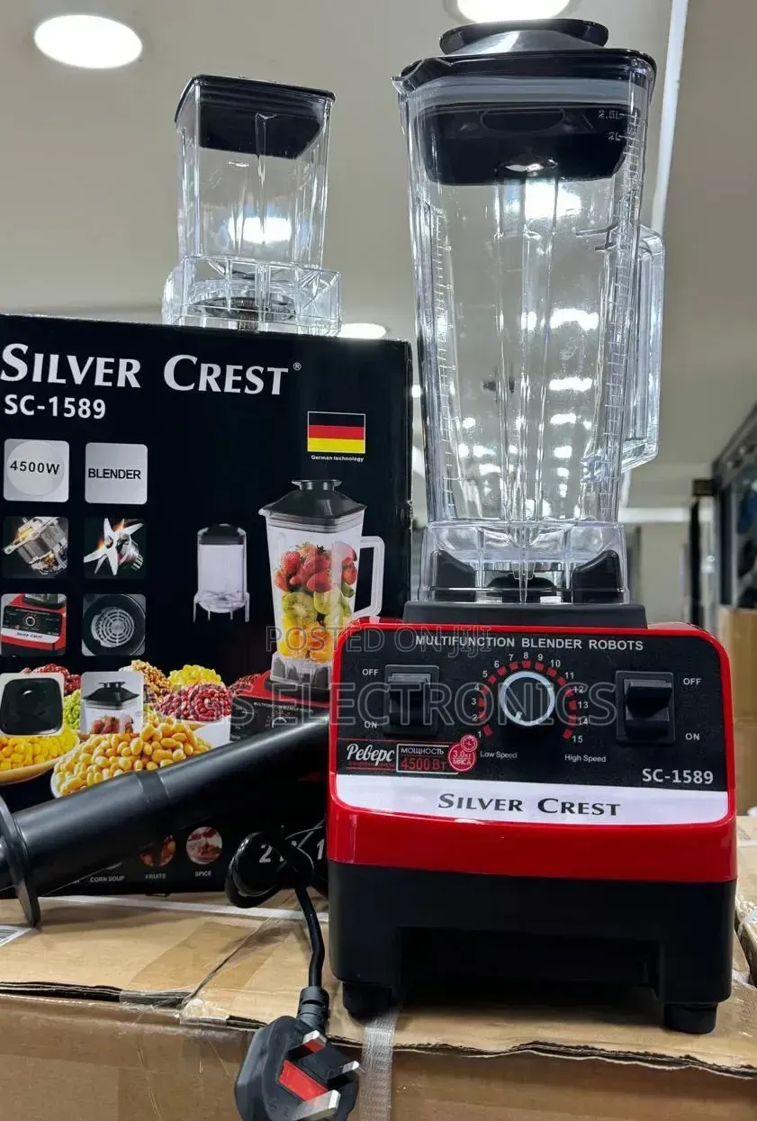 Silver Crest Commercial 2 in 1 Blenders 
Electric