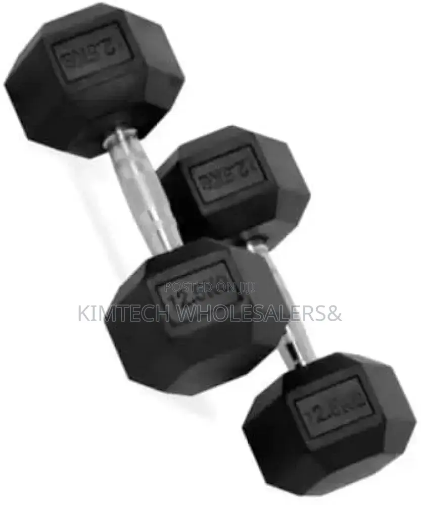 12.5kg Hexagonal Dumbbells