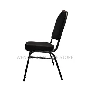 Office Chairs; Black Fabric Armless Office Visits Chairs