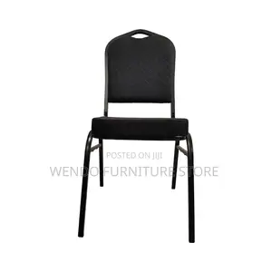 Office Chairs; Black Fabric Armless Office Visits Chairs