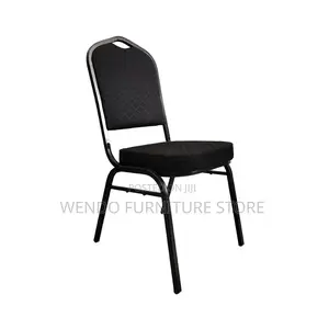 Office Chairs; Black Fabric Armless Office Visits Chairs