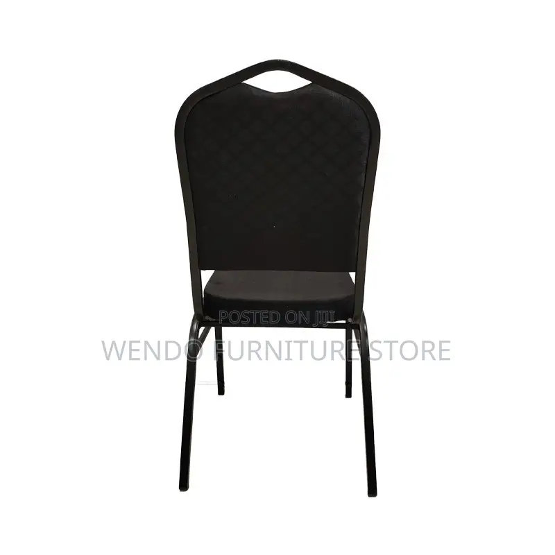 Office Chairs; Black Fabric Armless Office Visits Chairs