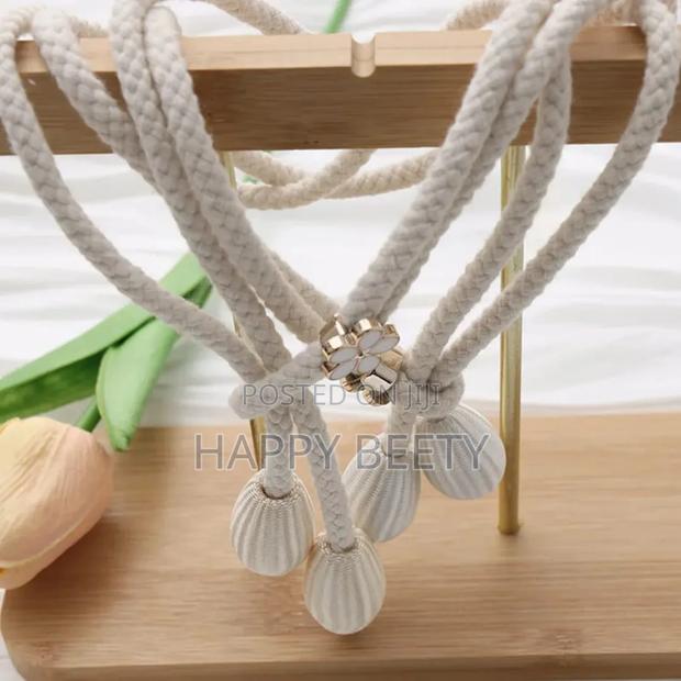 Modern Eco Friendly Fabric Adjustable Curtain Tieback - thumbnail 3