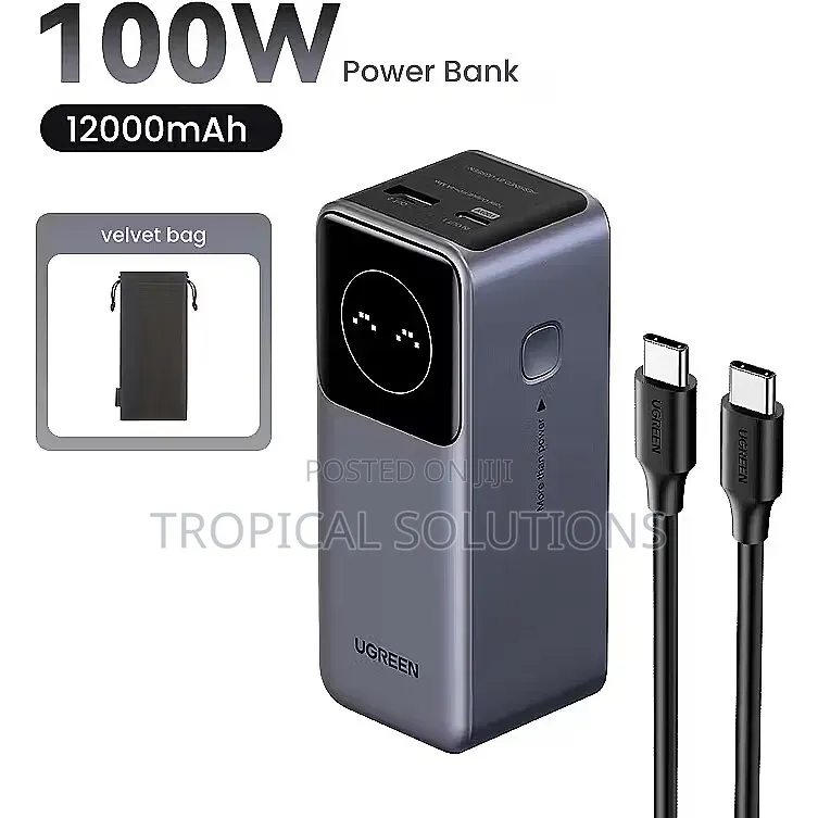 Ugreen 12000mah 100w Fast Charging Power Bank Pb-724 12000mah