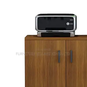 Simple Wooden 2-Door File Cabinet.