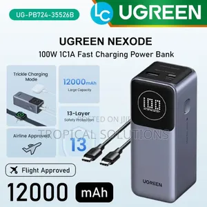 Ugreen 12000mah 100w Fast Charging Power Bank Pb-724 12000mah