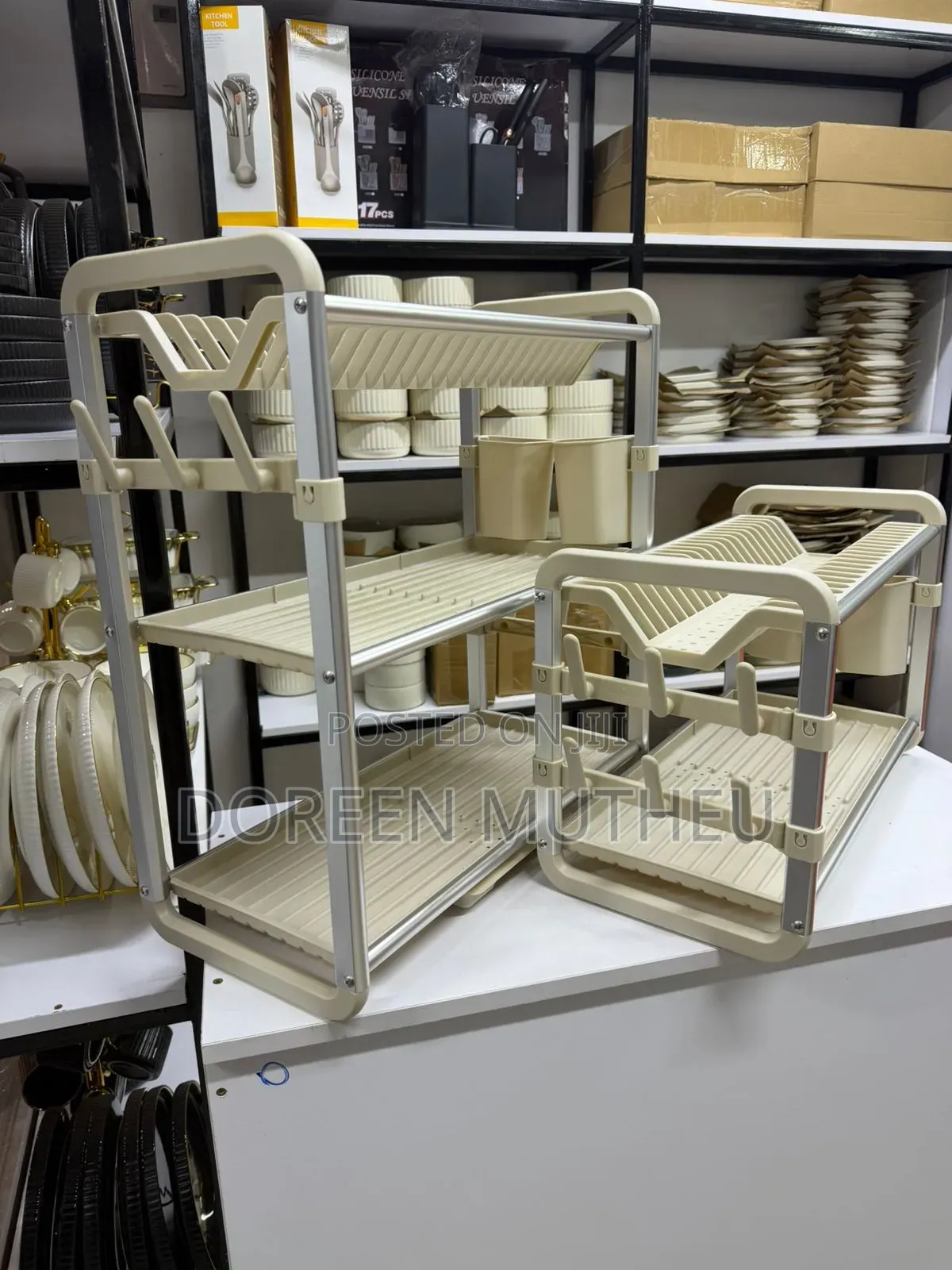 3 Tire Drying Dish Rack