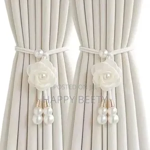 Creative Camelia Flower Decorative Curtain Tieback