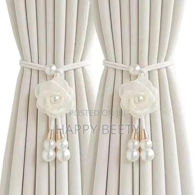 Creative Camelia Flower Decorative Curtain Tieback