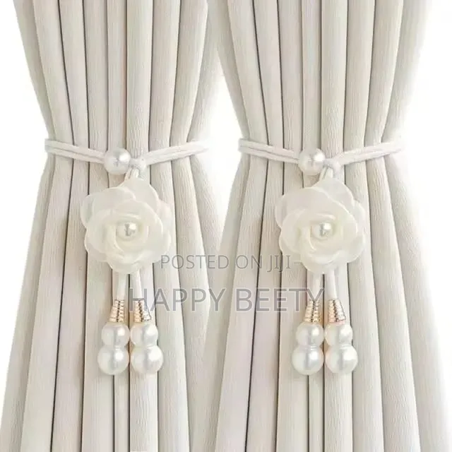 Creative Camelia Flower Decorative Curtain Tieback