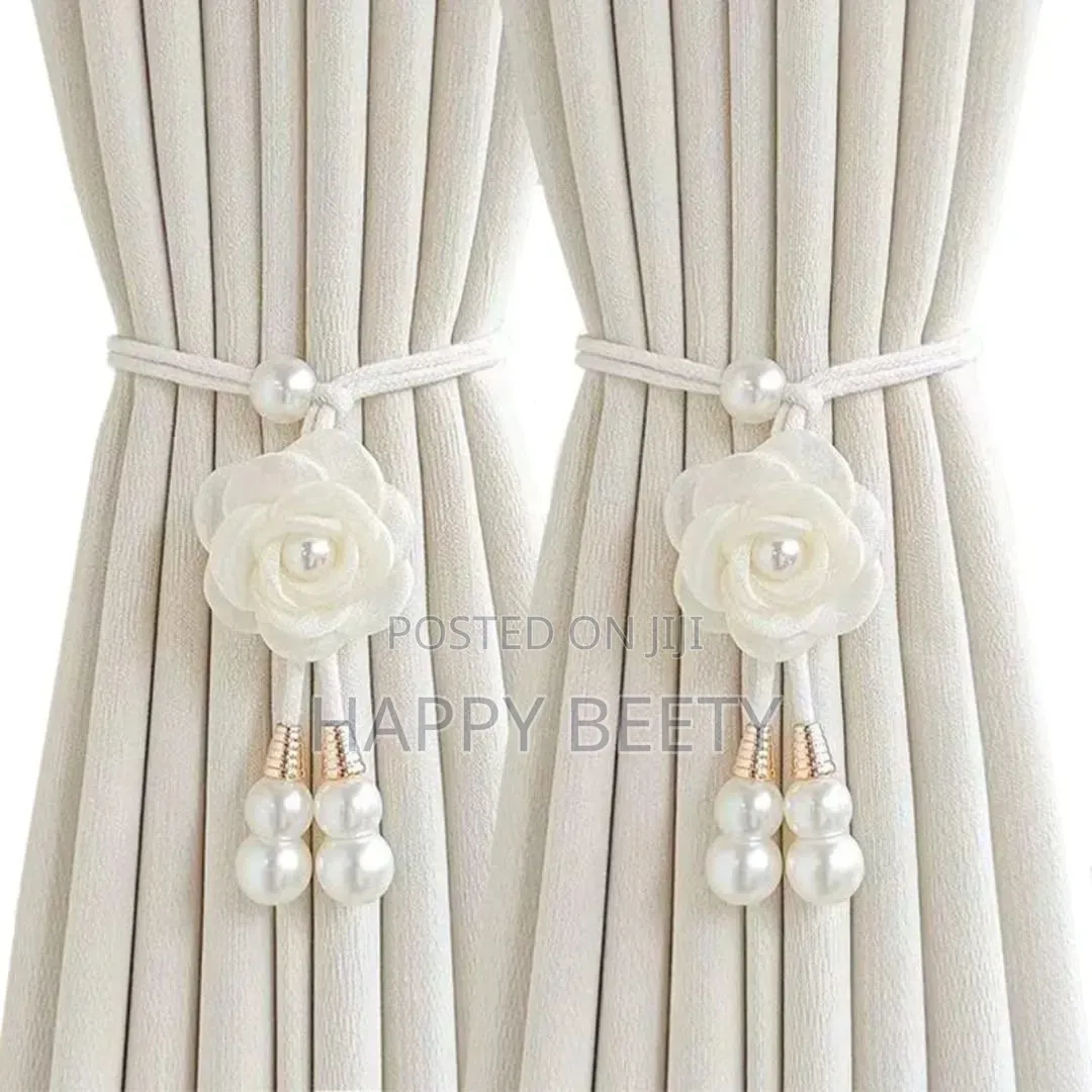 Creative Camelia Flower Decorative Curtain Tieback