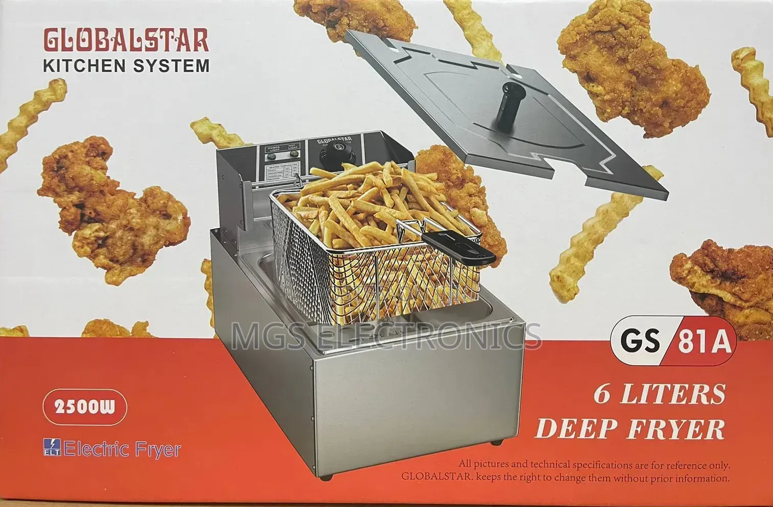 Globalstar Single Deep Fryer 