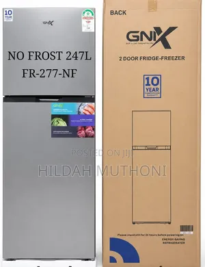 Gnix No Frost 247l Fr-277-Nf Double Door Refrigerator