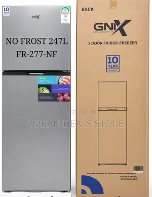 Gnix No Frost 247l Fr-277-Nf Double Door Refrigerator