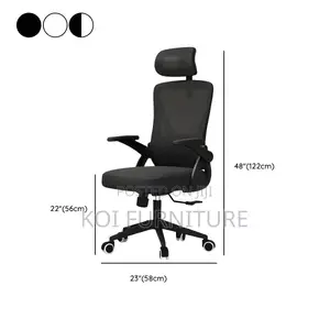 Office Chair : Premium High-Back Mesh Office Chair