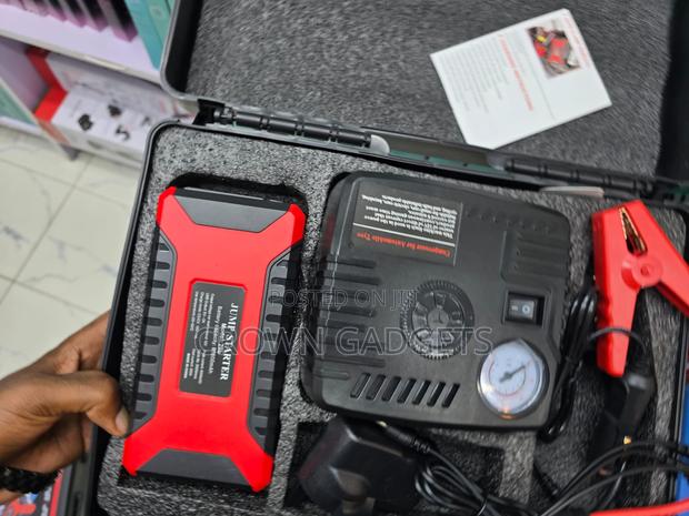 Emergency Car Jump Starter Power Bank With Air Compressor - thumbnail 2